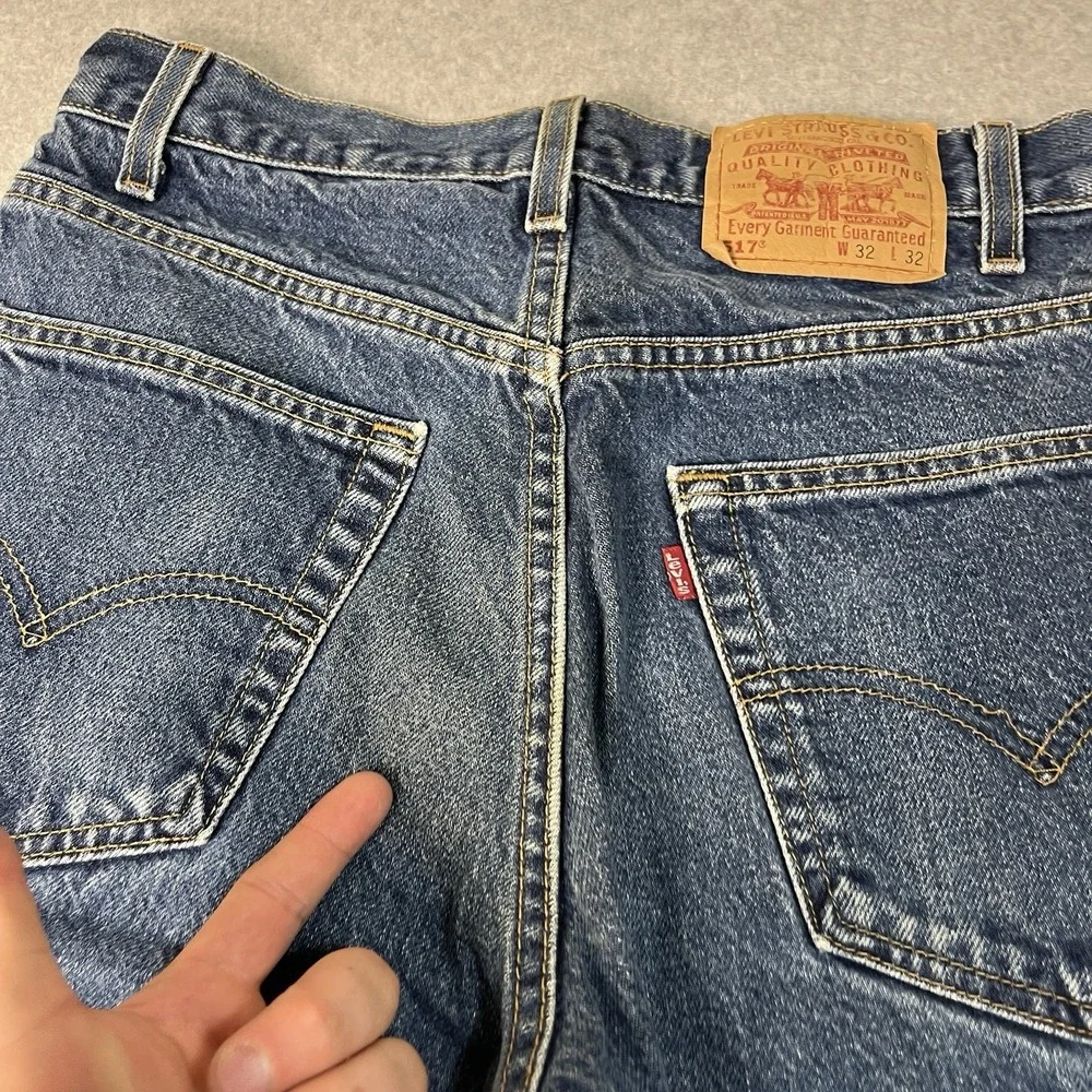 Vintage Levis Jeans Mens 32x32 (Fit 30x32) Blue 517 Bootcut Denim Western Cowboy